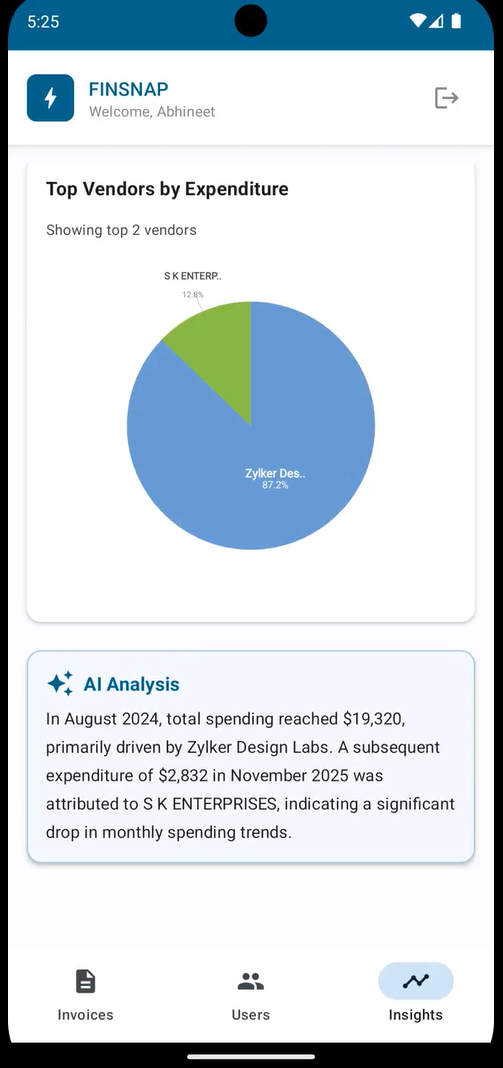 FinSnap: AI-Powered Accounts Payable Automation thumbnail 3