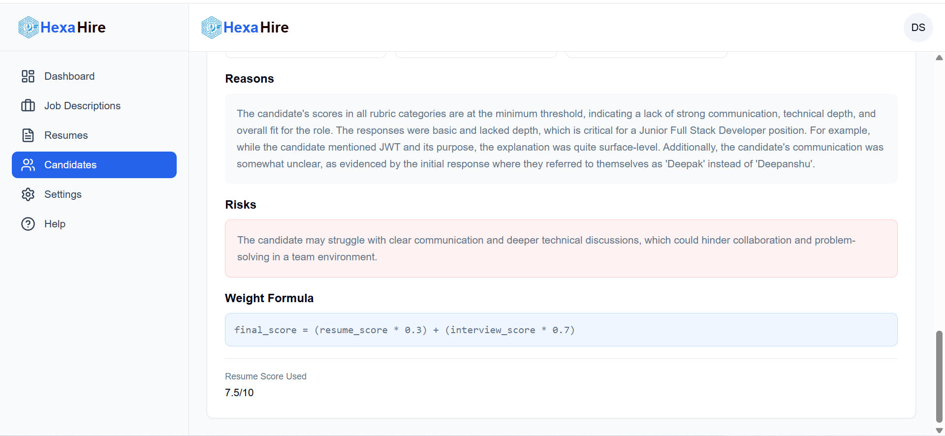 HexaHire: AI-First Hiring & Interview Automation Platform thumbnail 6